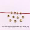 Tibetan Silver Flower Spacer Beads - 100pcs DIY Jewelry Accessories for Bracelets & Necklaces
