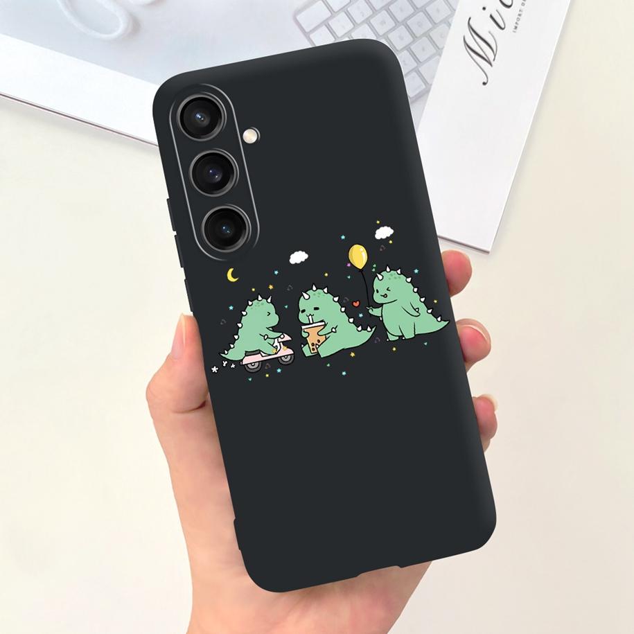 For Samsung A25 5G 2023 Case SM-A256B Cute Astronaut Duck Slim Soft Silicone Back Phone Cover For Samsung A55 A35 5G A356B Coque