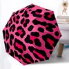 1 Stück Rosa Leopardenmuster Regenschirm - 8-Speichen Automatisches Öffnen/Schließen, Modischer Kompakter Regenschirm für Outdoor-Abenteuer yy250813173