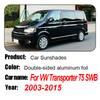For Volkswagen Transporter Caravelle Multivan T5 SWB 2003-2015 2013 2014 Car Magnetic Sunshade Anti-UV Coverage Blocking Curtain