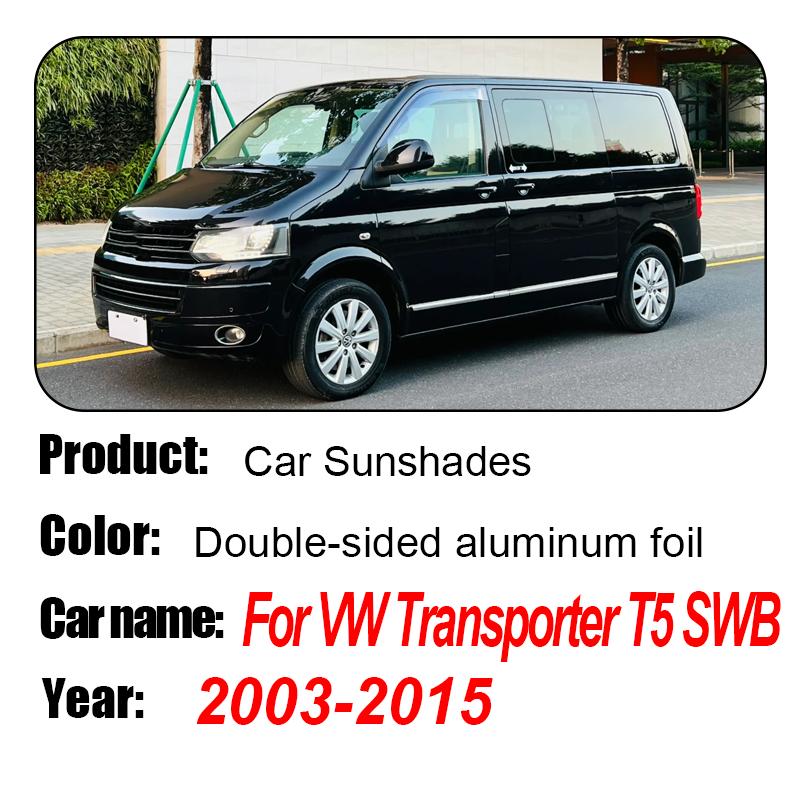 For Volkswagen Transporter Caravelle Multivan T5 SWB 2003-2015 2013 2014 Car Magnetic Sunshade Anti-UV Coverage Blocking Curtain