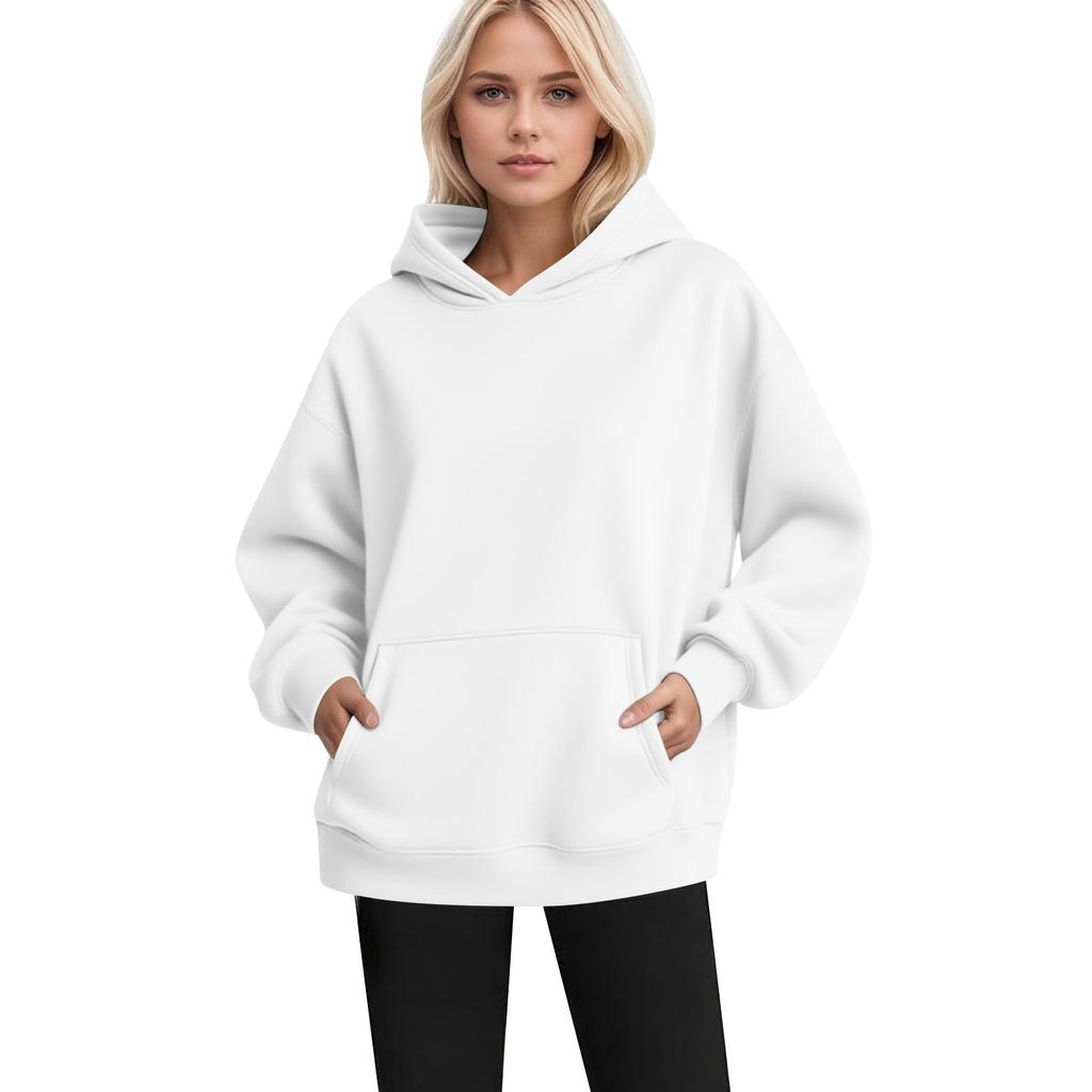 Women's Fashion Women's Lightweight Long Sleeve Pullover With Pockets Hoodie