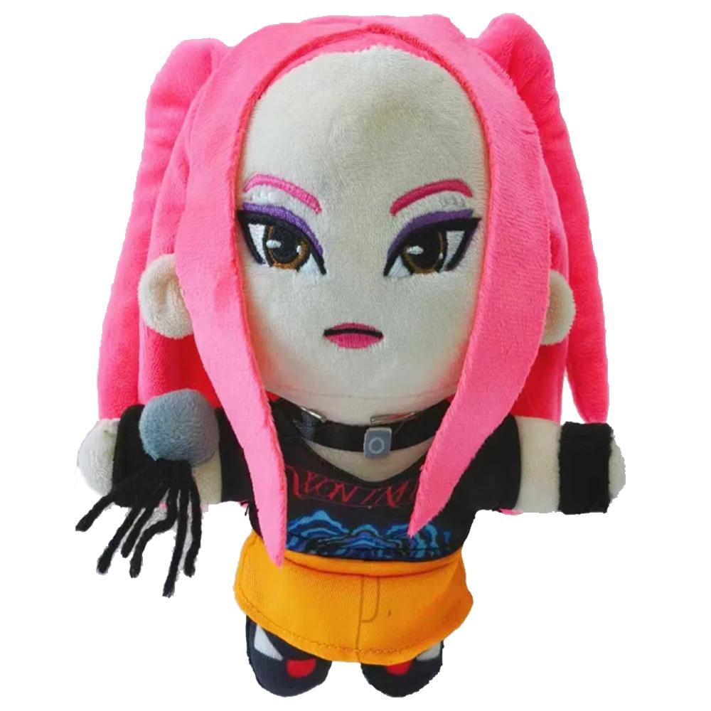 ## Anime Kpop Demons Hunters Plush Cute Purple Tiger Black Hat Magpie With 3 Eyes Monster Hunt Girl Group Doll For Fans Gifts