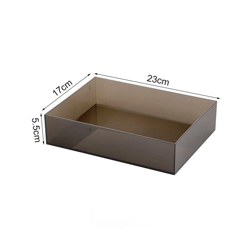 Desktop Drawer Storage Box Stackable Building Blocks Organizer Transparent Lego Toy Sundries Organizer Bins Home Cosmetics Boxes