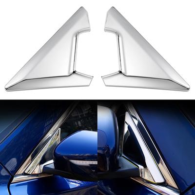 2 Stücke Auto Vorne Rückspiegel Tür Fenster A-säule Dreieck Zierrahmen Abdeckung Für Nissan XTrail X-trail Rogue T32 2014-2019