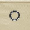 vidaXL Aufbewahrungsboxen 4 Stk. Creme 32x32x32 cm Stoff