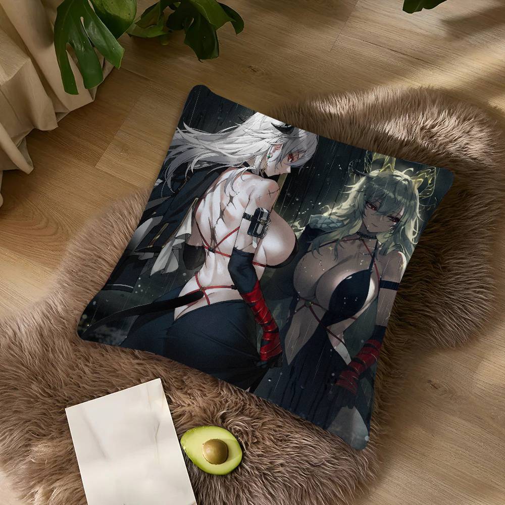 Pretty Hot Girl Zani Wuthering Waves Pillow Case Cushion Cover Throw Pillow Covers For Couch Camping Pillow Cover Decorations