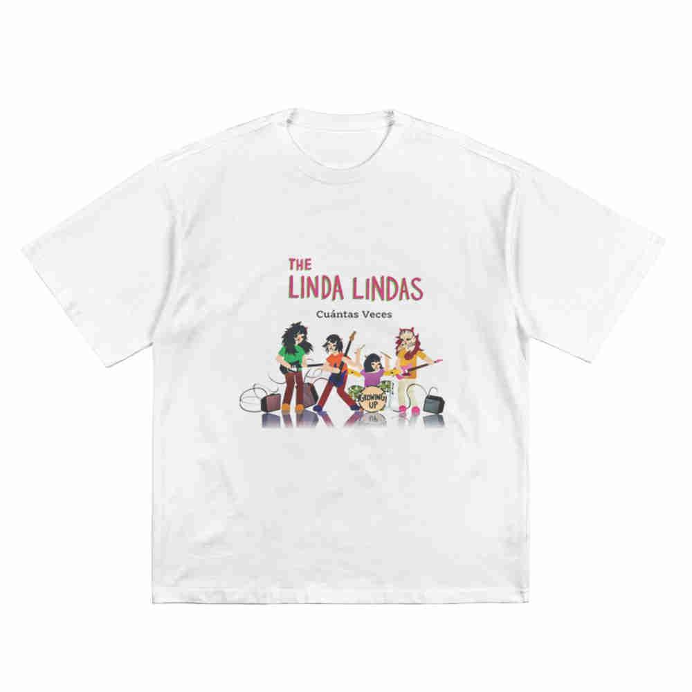 Cuantas Veces Band The Linda Lindas Short Sleeve Tee 100 Cotton TShirt