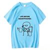 Men's T-shirt High Quality 100% Cotton Fabric Simple Stylish High Quality Streetwear Versatile Summer Casual Loose O-neck Tops