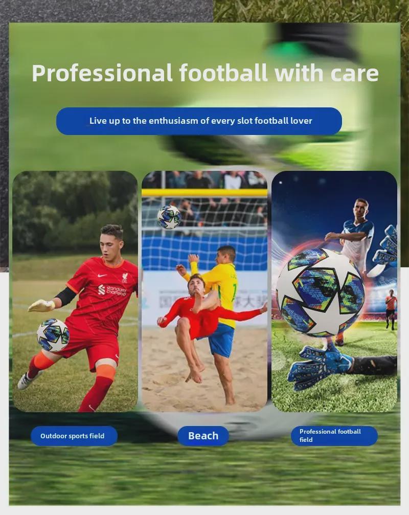 Champions League Nein. 5 Fußballbälle für Erwachsene, Jugendliche und Kinder – Ideal für Training, Wettkämpfe und Outdoor-Sport