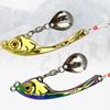 5 Stück Löffel Metall Harte Spinnerköder Fischköder Spinner Swimbaits Bunte Pailletten Köder Köder Drillinghaken Angelhaken Set