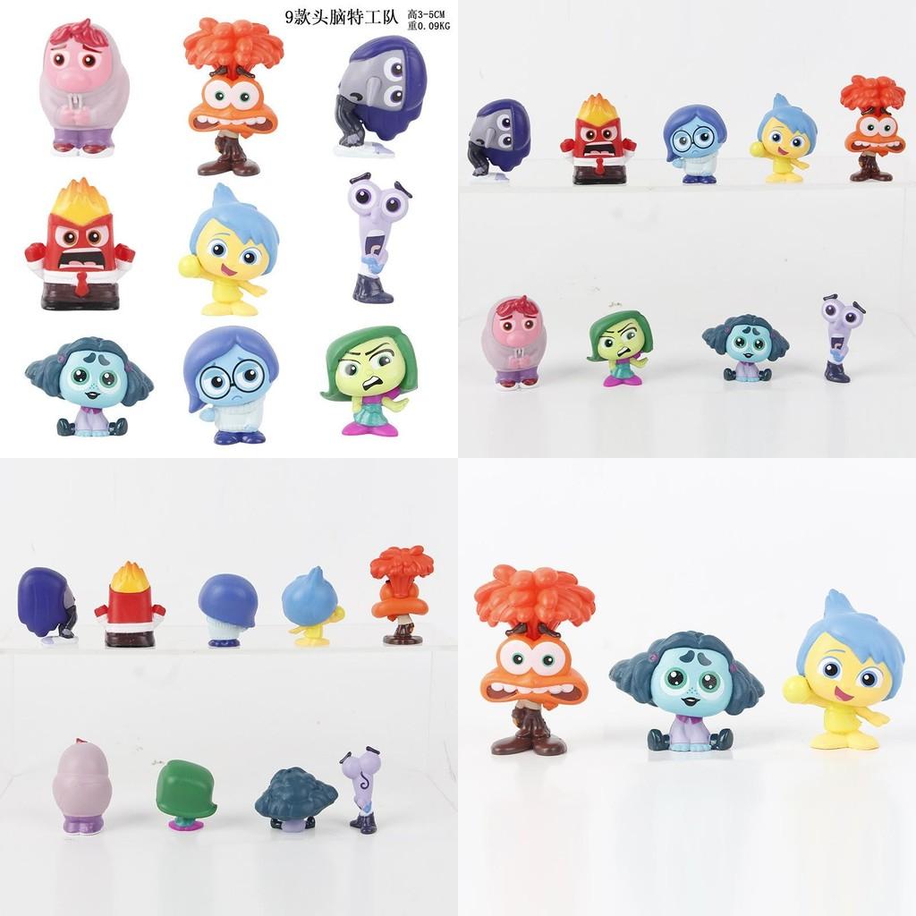Whimsical Inside Out Q Version Pvc Figurines Set For Creative And Playtime Fun