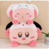 Cute Cartoon Kirby And Cinnamoroll Plush Pillow Toy For Valentine's Day