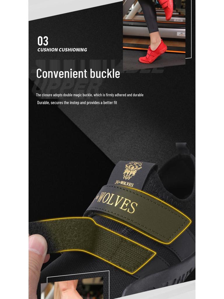 Breathable Non-slip Gym Shoes for Squats & Deadlifts - Barefoot Soft Sole