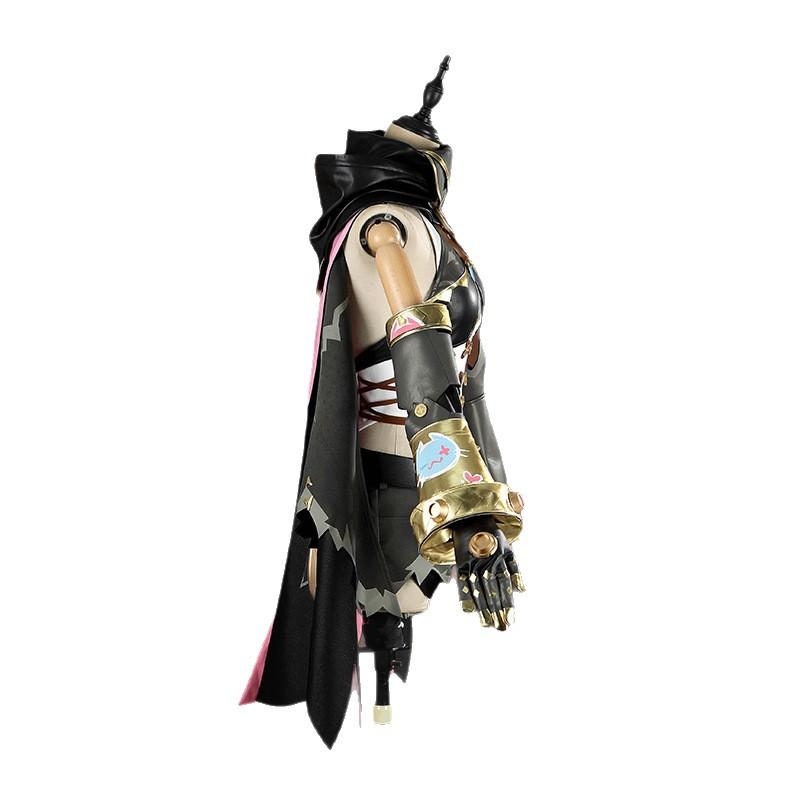 Genshin Impact Jahoda Cosplay Costume Uniform Cloak Hat Glasses Headwear Outfit Halloween Party for Women Girls Props