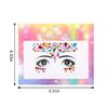 Colourful Kids Makeup Face Stickers Crystal Diamonds Gemstones Girls Women Holiday Glitter Party Self Adhesive Eye Face Tattoos