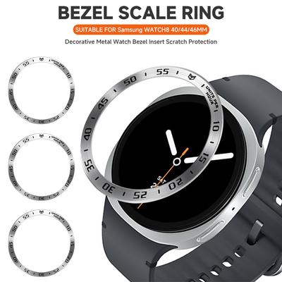 Metal Bezel For Samsung Galaxy Watch 8 40 44mm/8 Classic Watch Bezel Ring Styling Frame Case Cover Protection Watch Decoration