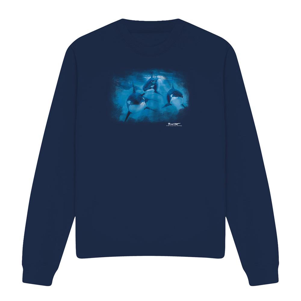 Wild Wings Unisex Adult Pod Of Orcas Sweatshirt