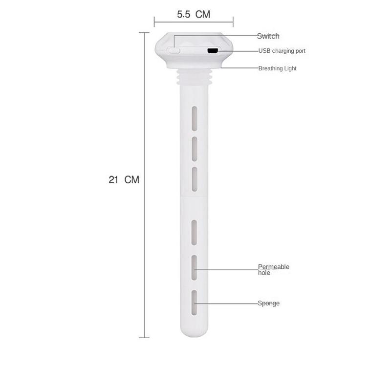 Portable Ultrasonic USB Air Humidifier ABS LED Lamp Car Purifier Anion Aroma Essential Oil Diffuser Home