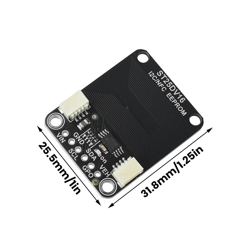 ST25DV16K I2C RFID Dynamic Tag Module RF Module Compatible With STEMMA QT/Qwiic Interface