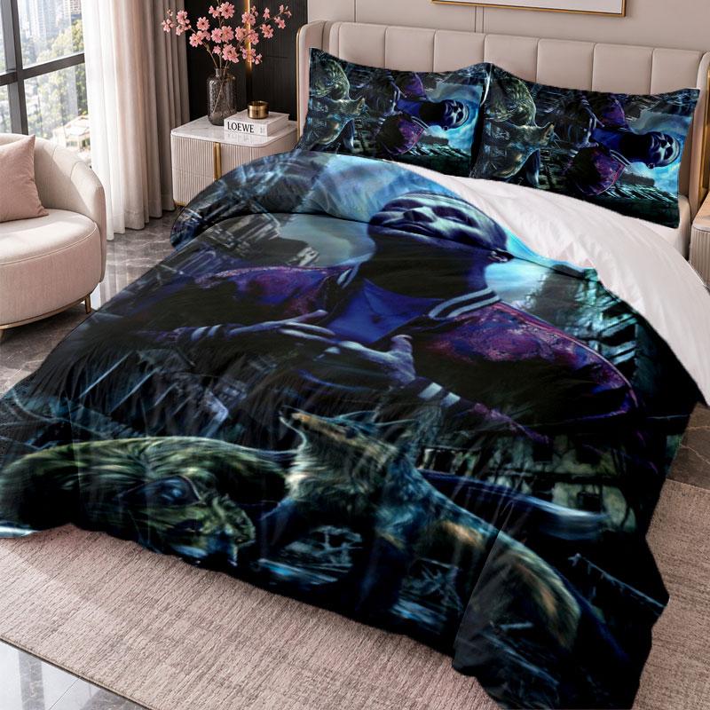 Kontra K 3Pcs Bedding Set Duvet Cover With Two Pillowcases For Bedroom Home Decoration