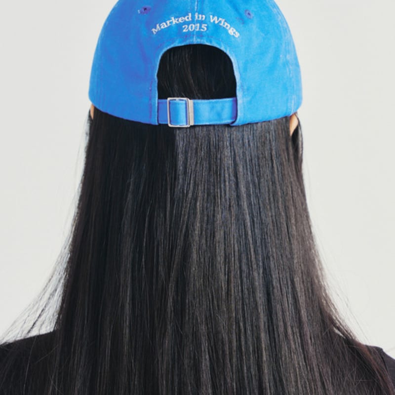 NICK&NICOLE NICOLE SEOUL CIRCLE BALL cap_VINTAGE BLUE