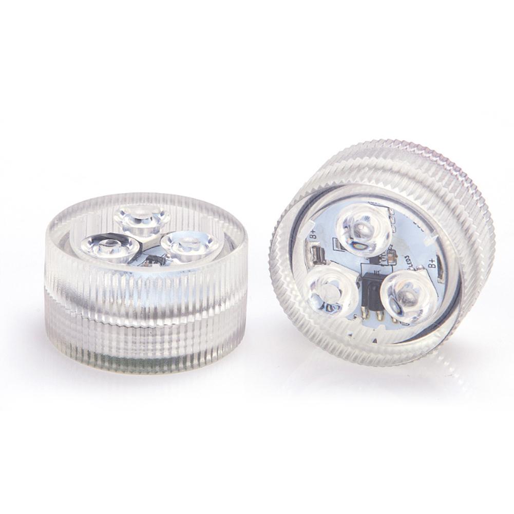 Submersible LED Lights Mini Waterproof Tea Lights With 1 Pc Remote RGB Dimmable Puck Lights For Vase Base Garden Ornament