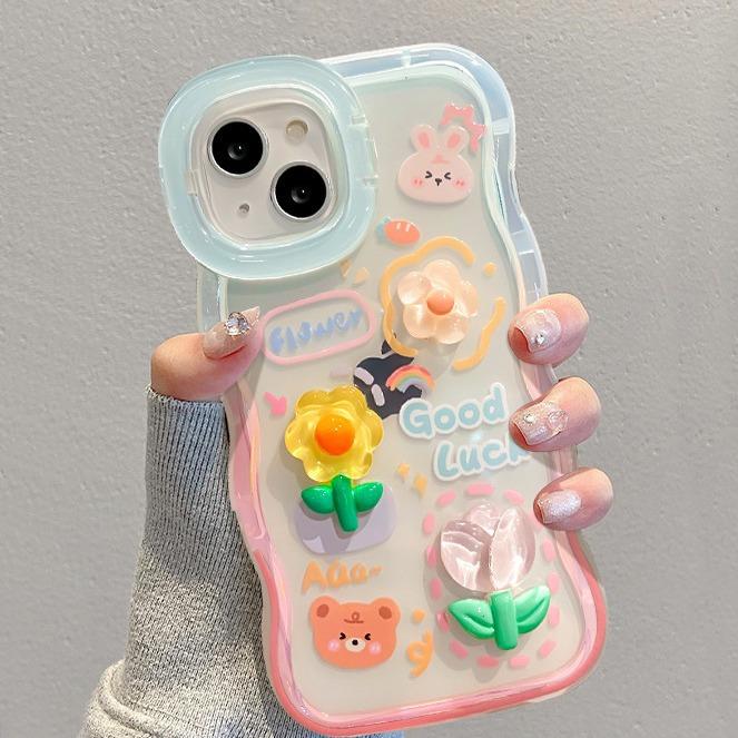 

Подходит для 15promax iPhone Чехол IPhone 14 Gradient Frog Doll 13 Double Stand 16 High-end Sense Women iphone 16