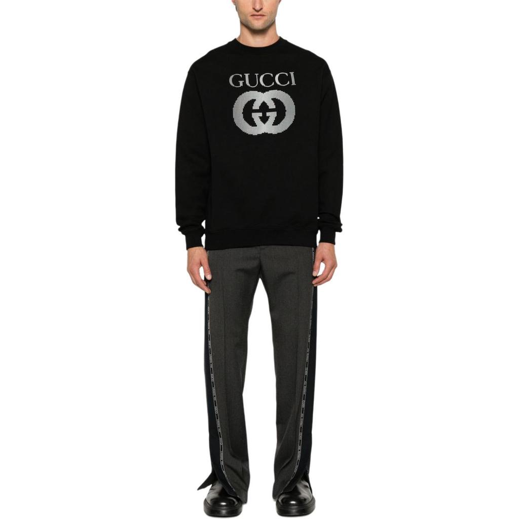 GUCCI Logo Embellished Crewneck Sweater 784413-XJGQC-1043