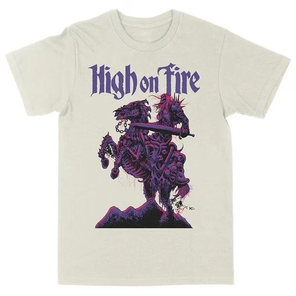 

High on Fire band white 100% Cotton T-shirt Mens Tees Top Unisex Tee All sizes S to 5Xl 2F68 3XL