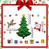 Christmas-themed Magnetic Stickers Cartoon Christmas Tree Magnets Santa Reindeer Pine Tree Festive Magnets Stickers For Fridge