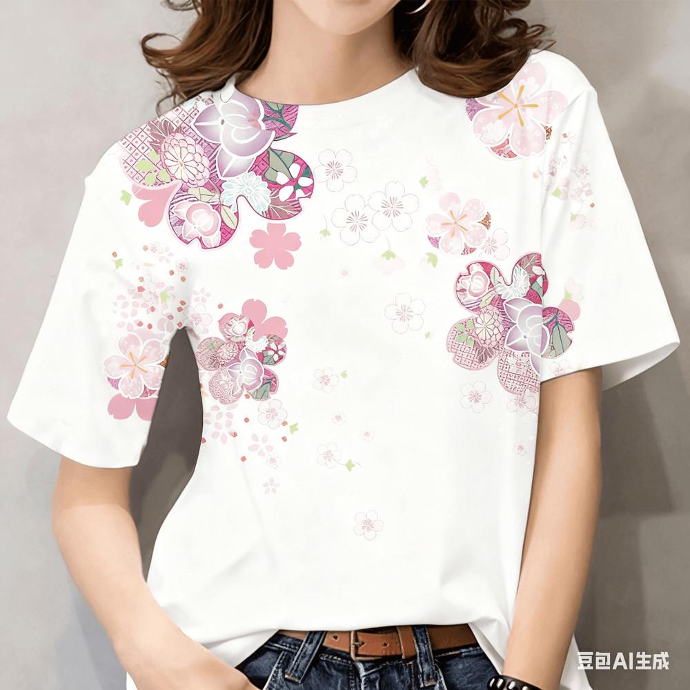 Women s Sport T-Shirt - Printed Casual Street Wear XS