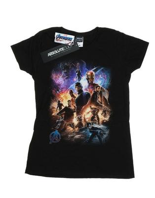 Γυναικείο/Γυναικείο Βαμβακερό T-Shirt χαρακτήρων μοντάζ Avengers Endgame