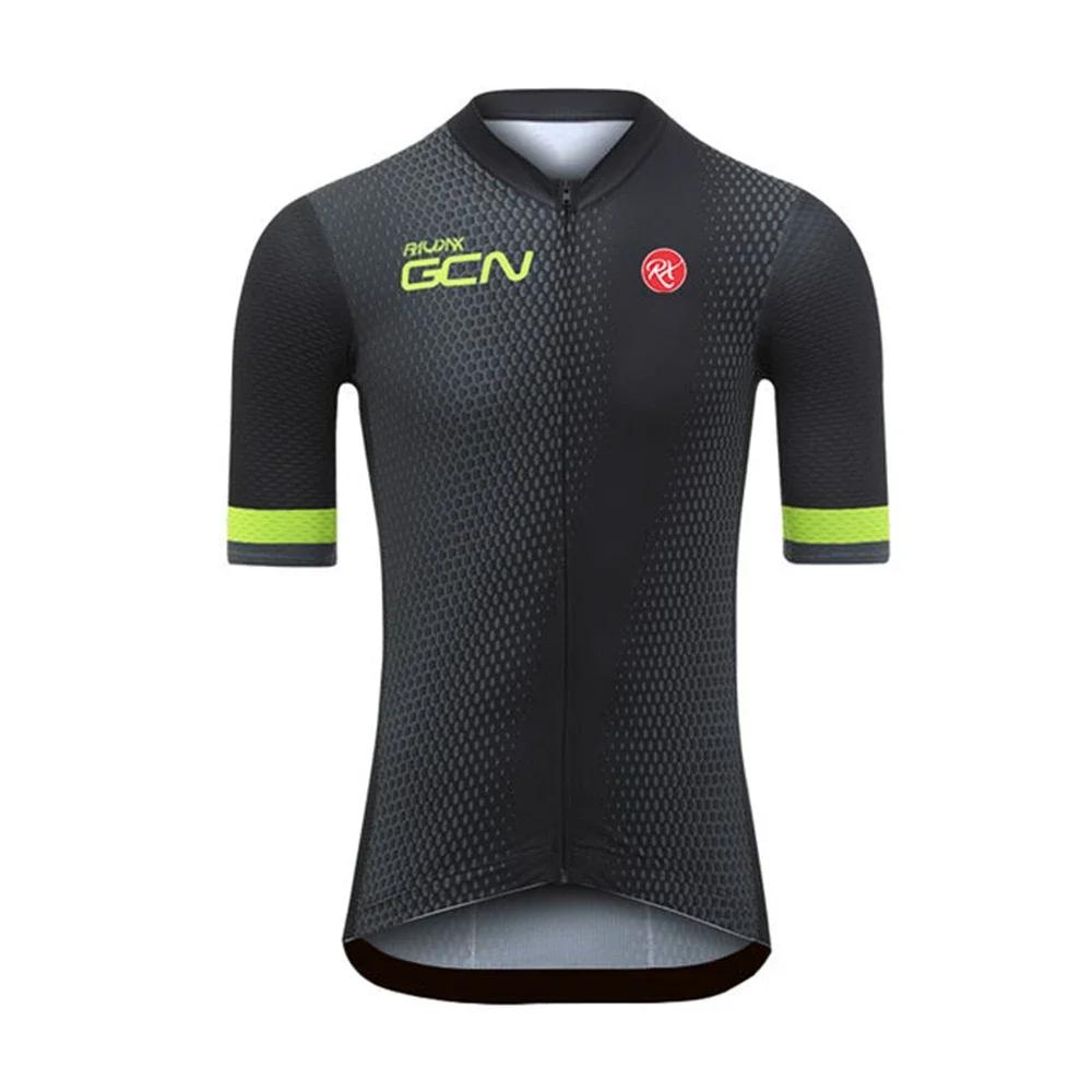 

2026 Breathable Cycling Suit Set Raudax Gcn Men s Cycling Team Jersey Fit Summer Anti-UV Cycling Jersey Set Ciclismo Road Bike Riding Cycling Shirts XS