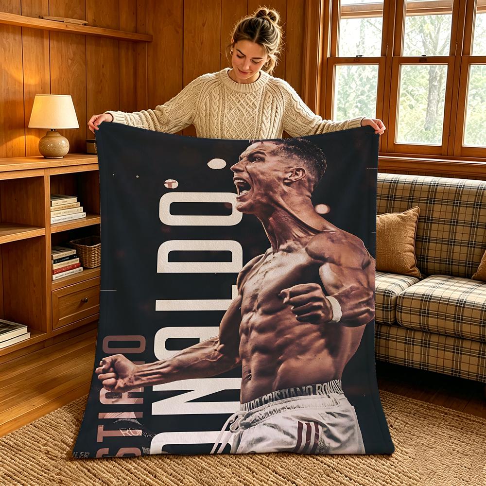 Sports C-Cristiano Ronaldos Throw Warm And Soft Suitable For Bedroom Living Room Sofa Bed Office Travel Camping