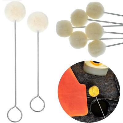 Dauber Assisted Leather Wool Balls Brush Dyeing Sponge Painting Brush  DIY Leather Tool