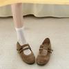 Flat-bottomed Temperament Mary Jane Shoes Women's 2025 Autumn New Popular Fashion Versatile Single Shoes French Gentle Birkenstocks