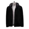 Men's top imitation mink hair imitation fur jacket thickened large size imitation fur velvet autumn and winter wear