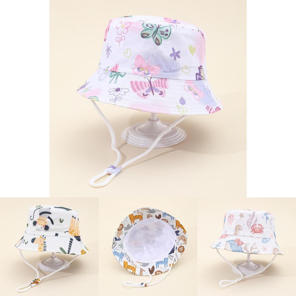 Baby Animal Zoo Sun Hat With Wide Brim For Outdoor Protection In Spring Summer