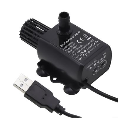 Mini USB DC5V 4,8W 300L/H bezszczotkowa pompa wodna wodoodporna zanurzalna fontanna