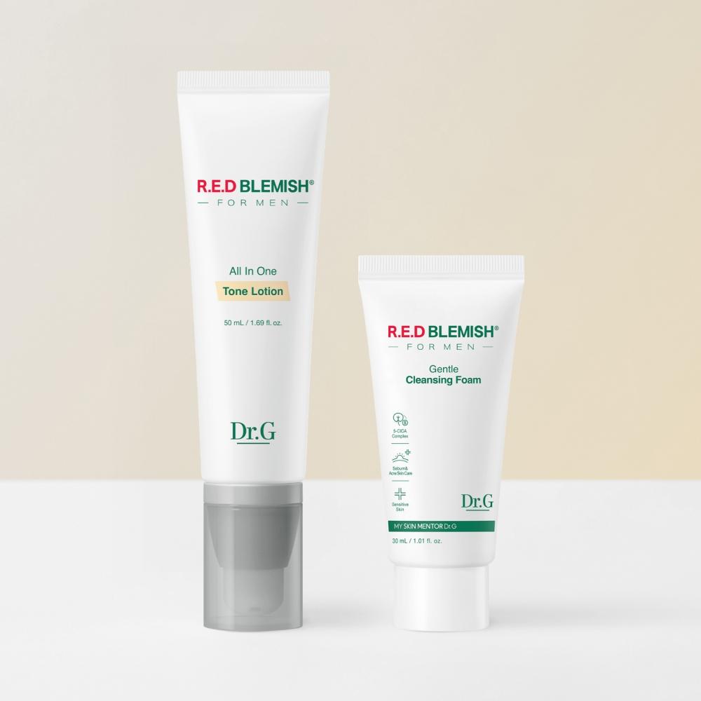 Dr.g [suncare Half TOne Up] Dr.g Red Blemish For Men All In One TOne Lotion 50ml Plan  + Gentle Foam 30ml 