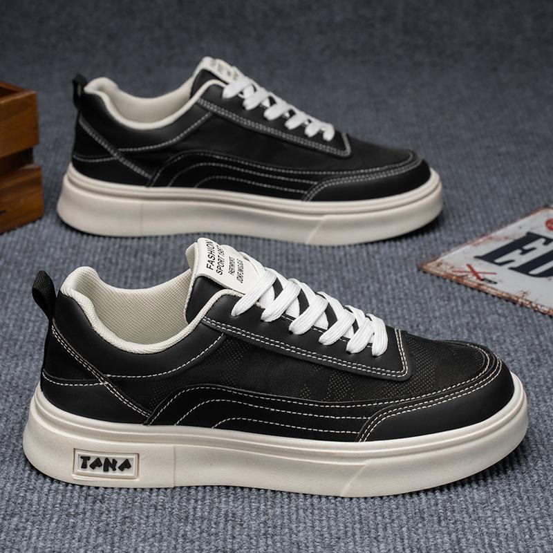 Summer Men's Shoes New Breathable Canvas Shoes for Men's Trendy Versatile Thick Sole White Shoes Sneakers Casual Shoes for Men