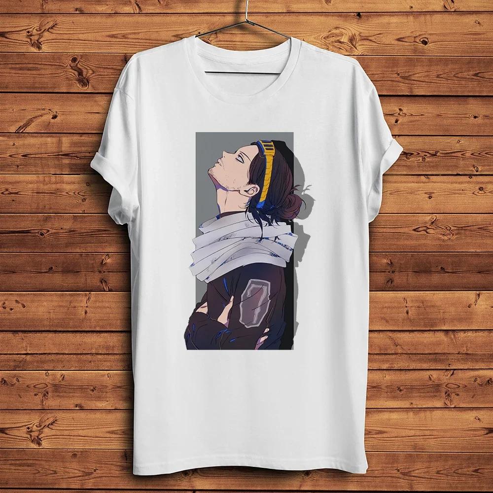 Aizawa Shouta Eraserhead Sensei Anime Funny MHA Manga Tshirt Men Homme Daily Short Sleeve Casual T Shirt Unisex Streetwear Tee