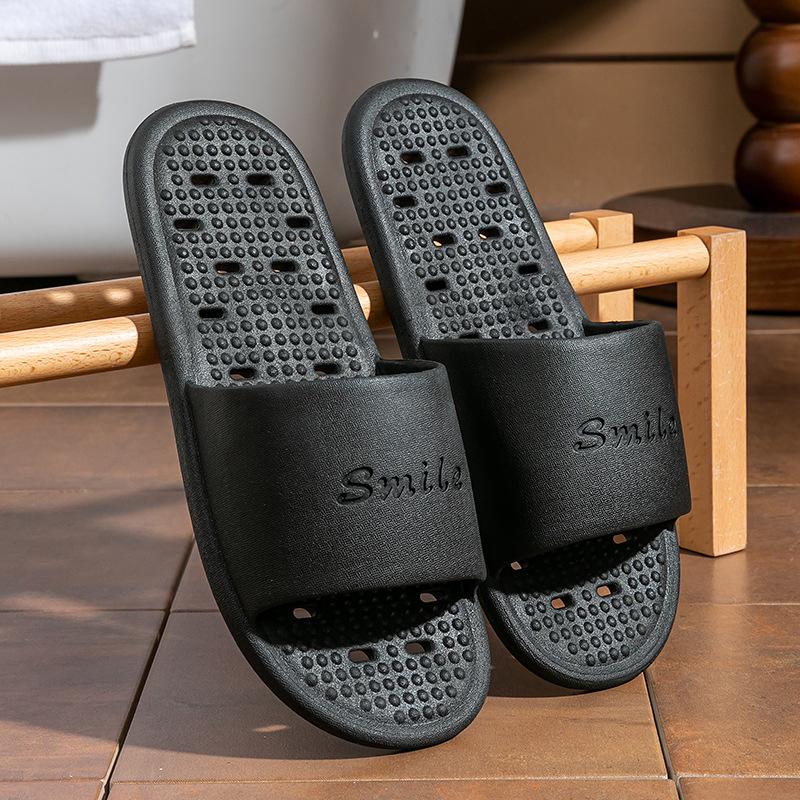 Fashion 2025 women's new indoor home bathroom hotel quick-drying non-slip and leakage slippers men's and women's couple shoes