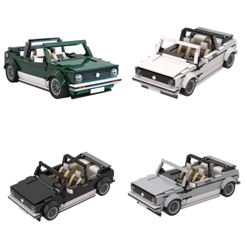 AAXQ1 MOC Urban Sport Vehicles Building Blocks Kit Speed MK1 High-Tech Cabriolet Car Model Children's Assembly Toy Adult Birthday Gift