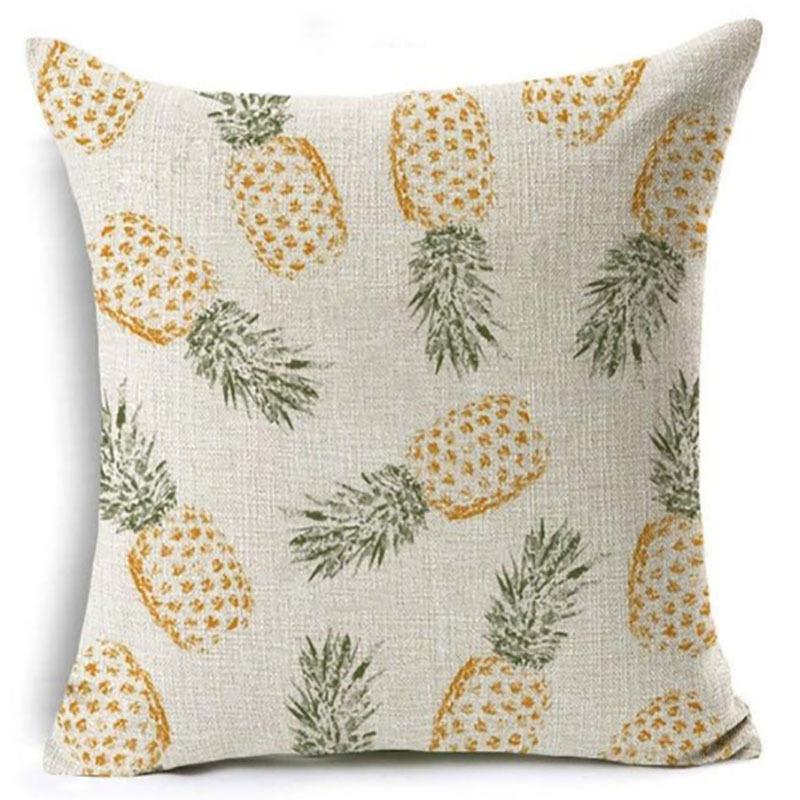 

Summer Fruit Polo New Nordic Simple Throw Pillow Cover Linen Cushion Cover Pillow Cover 45 * 45 pillowcase