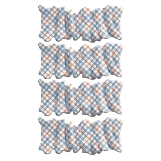 4Pcs Girl Hairpin Macaron Color Plaid Pattern Wavy Design Hair Clip Strong Clamping Force Hair Clip Hair Accessories