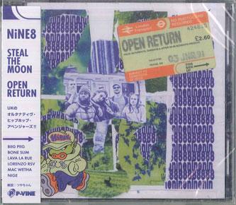 

CD NINE8 - Steal The Moon / Open Return PCD25385 P-VINE RECORDS 2025 Japan Obi Soul/Funk