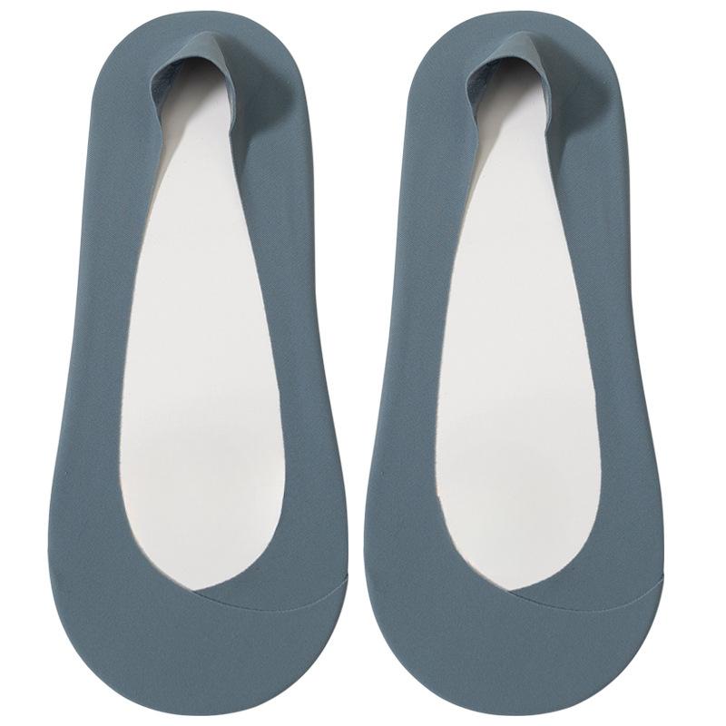 Women's Summer Thin Breathable Shallow Mouth Invisible Ice Silk Boat Socks