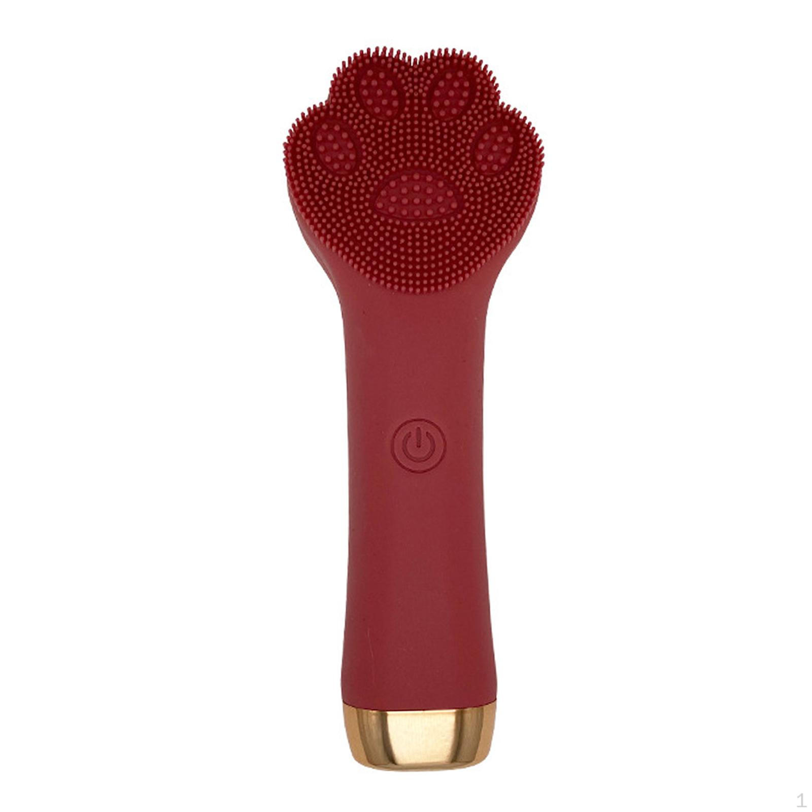 

Facial Cleansing Brush, Silicone Cleanser Device Face Scrubber for Massaging Exfoliating